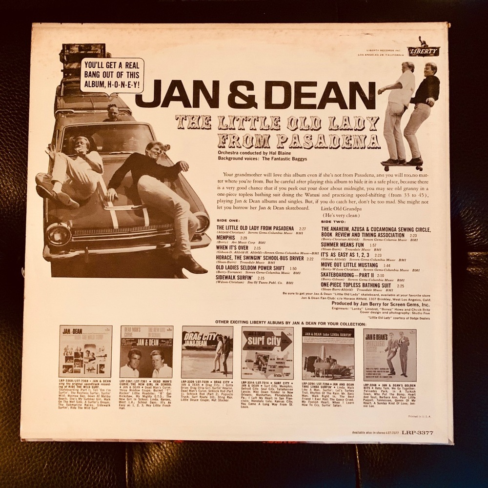 Authentic “Jan & Dean” Vinyl Record - Picture 2 of 2